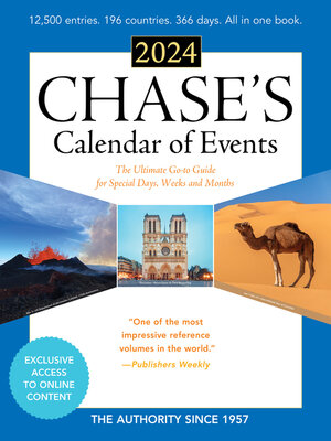 cover image of Chase's Calendar of Events 2024